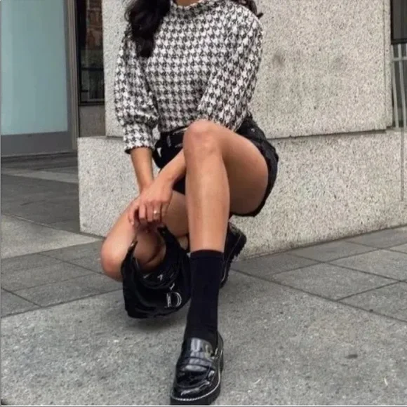 NEW Franco Sarto Cassandra Platform Penny Loafer in Black Patent Leather - Picture 2 of 6